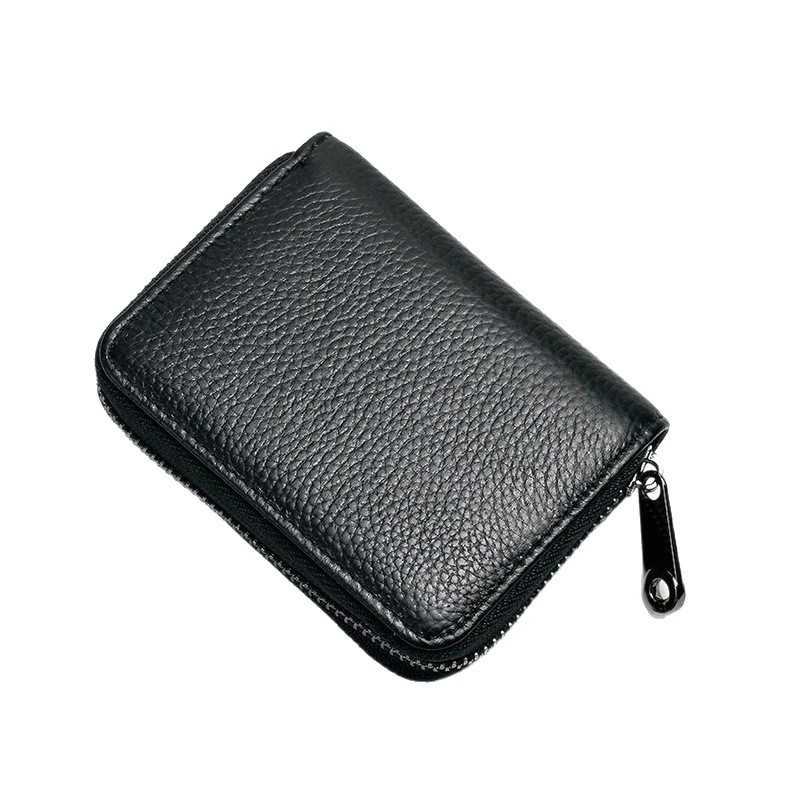 クロスボーダー起爆純色高颜値オルガンカードバッグ小型男性カードバッグ小銭入れ一体証明書収納