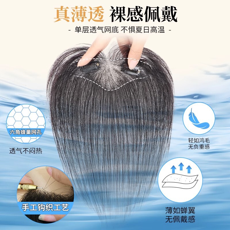 偽前髪、本物の髪の部分、軽くて薄い胎児の毛の前髪、自然な額と耳の毛の交換用ヘアピース、ヘアラインウィッグステッカー|undefined