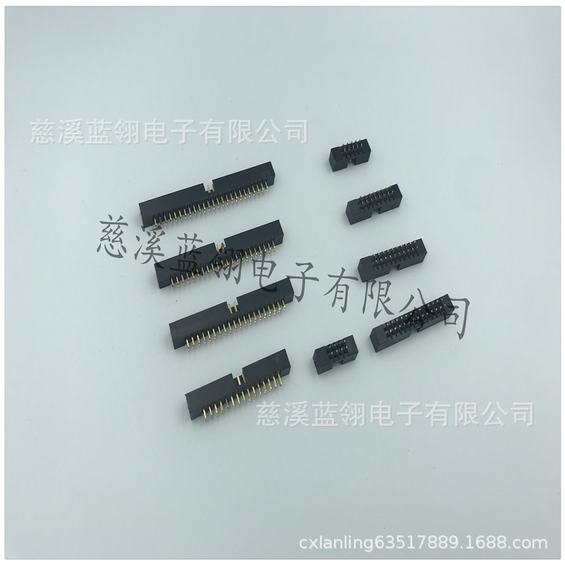 连接器/接插件/2.54mm/DC3简易牛角插针/围墙座/