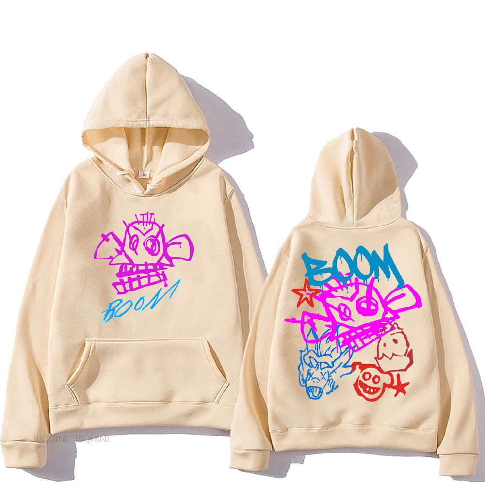 Arcane Jinx Cartoon Hooded Long Sleeve Harajuku Kawaii