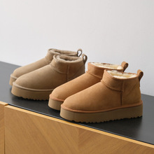 高品纯原正品澳洲雪地靴新款厚底羊皮毛一体雪地靴冬靴羊毛靴东莞