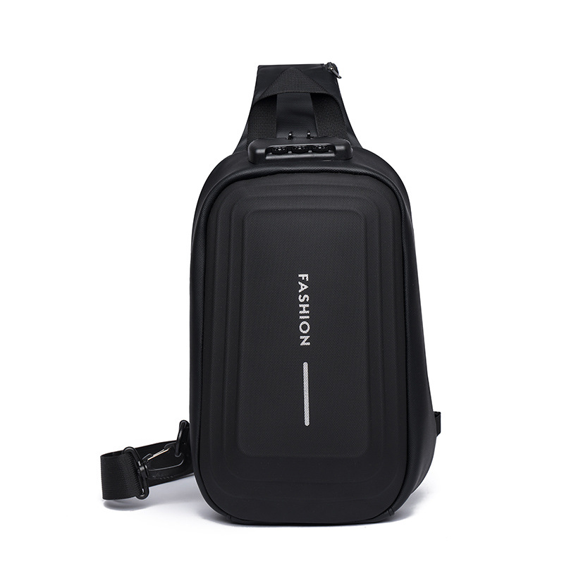2024 nuevo bolso de pecho de hombre con bloqueo de contraseña antirrobo, mochila deportiva de ocio, bolso de mensajero de hombro, bolso de motocicleta al por mayor