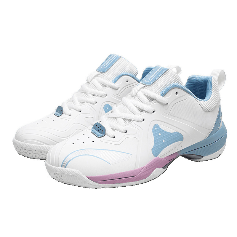Zapatos de bádminton para mujer, cómodos, resistentes al desgaste, antideslizantes, zapatos deportivos para parejas, superficie de malla transpirable, zapatos de entrenamiento para parejas juveniles