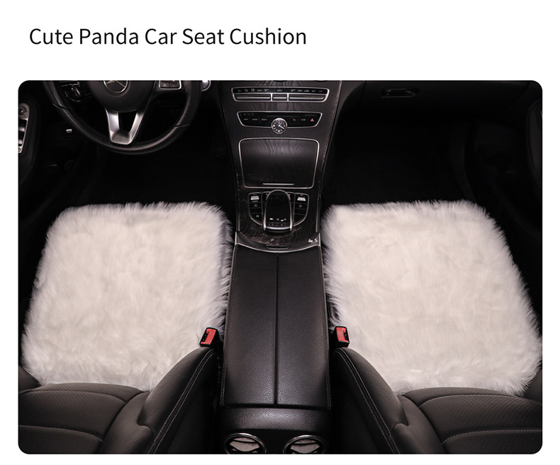 Cross-Border Popular Long-Haired Panda Pillow Car Plush Cushion Chair Cushion Internet Celebrity Angry Cute Red Panda