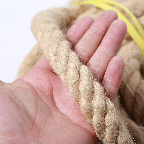 Factory Wholesale Natural Hemp Rope 1-60mm Decorative Rope Cat Climbing Rope Tug of War Rope DIY Jute Rope Price Tag
