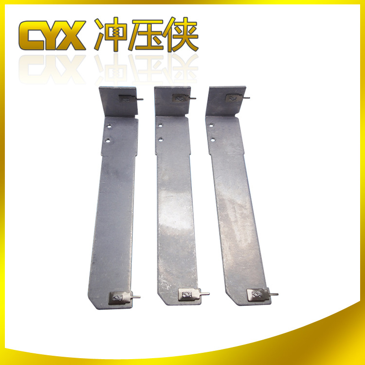 L型带折弯带缺口电源散热片散热器 带孔带针脚散热片铝制品散热器