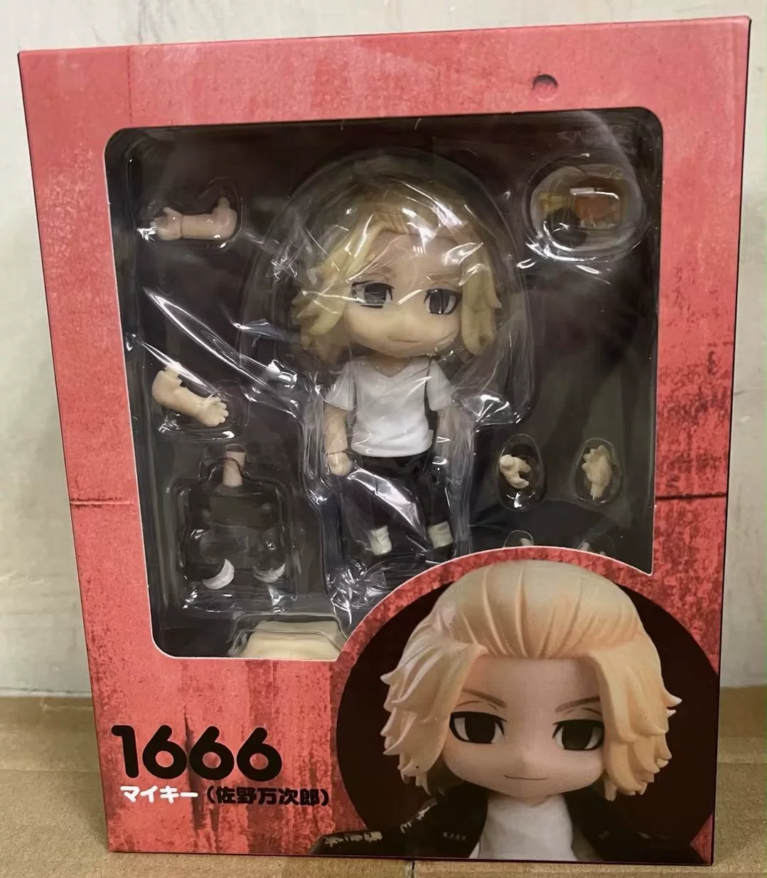 Q версия лица-перемен псевдо 16666 Tokyo Avengers Mikey Sano Wanjiro Moving Dolls Model Model