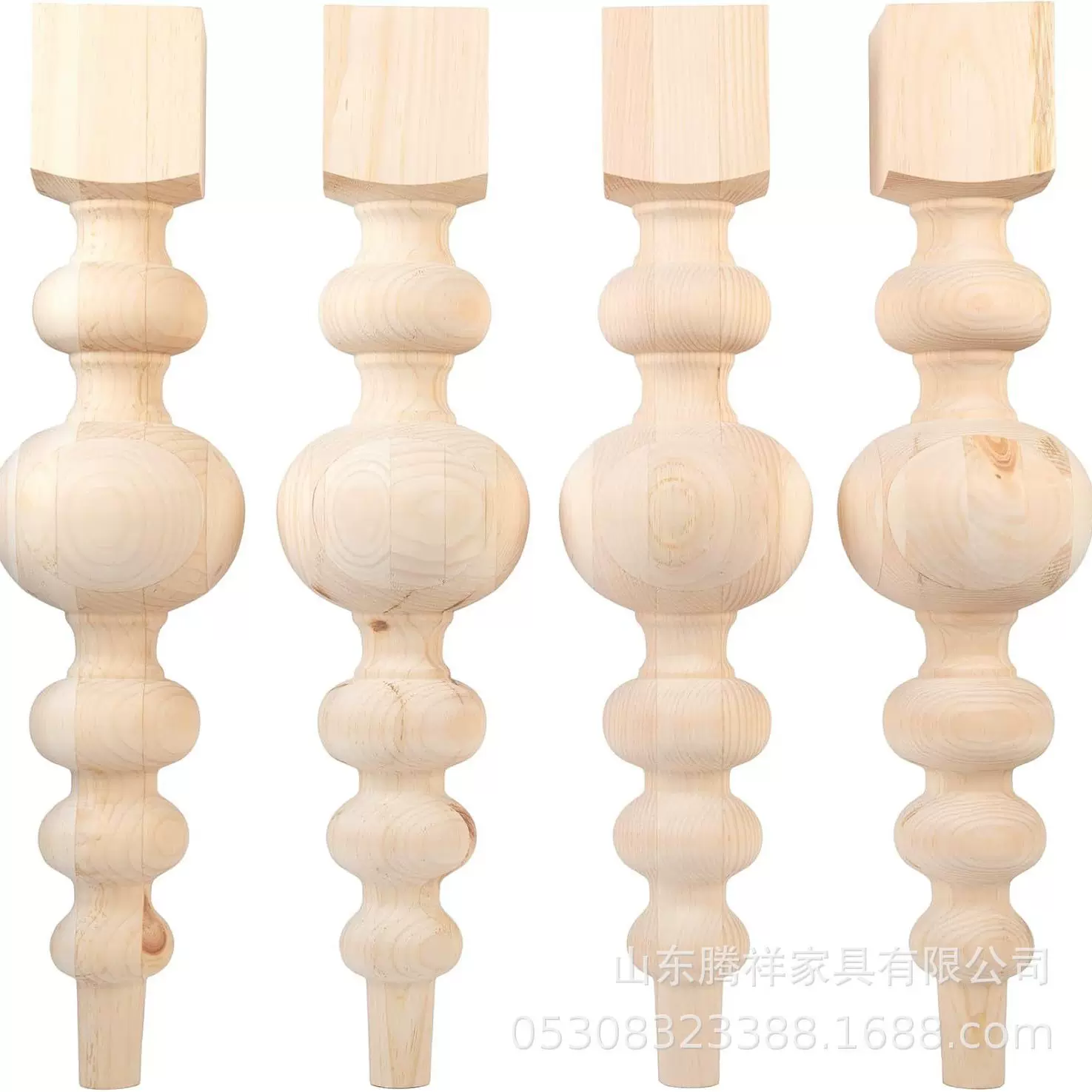 实木圆柱原木柱车木小件装饰柱酒柜廊桥小葫芦支撑柱木棒子木脚腿