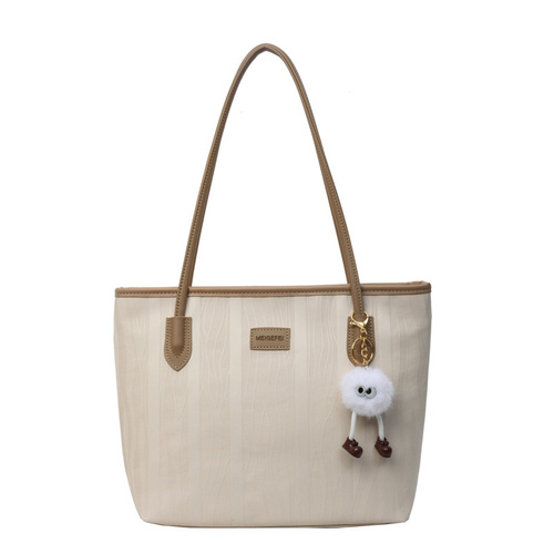 Women's Spring 2024 New Style Casual Versatile Shoulder Bag Trendy and Stylish Crossbody Commuter Tote Bag with Large Capacity