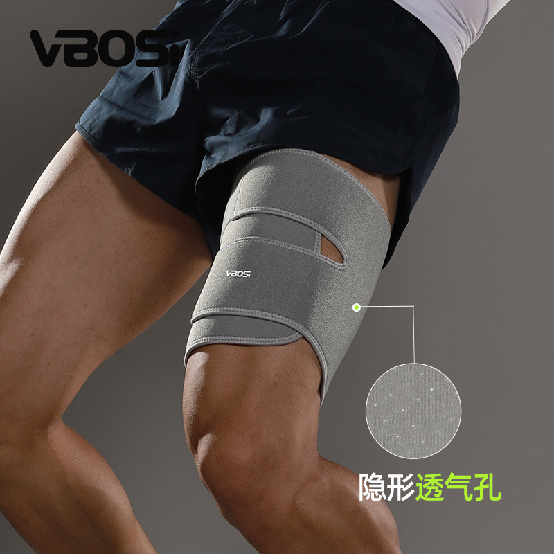 Sports Thigh Straps, Compression and Shock Absorption, Anti-Strain Injury Protection, Fitness, Basketball, Running, Boxing Training, Sports Protective Gear Wholesale