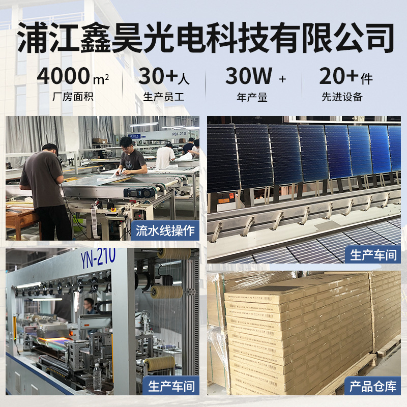 Alta eficiencia monocristalino de silicio de potencia completa panel solar fotovoltaico 200W panel de carga solar 12v panel solar