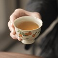 柿柿如意茶杯功夫茶个人主人杯单杯女闻香杯单个中式茶具