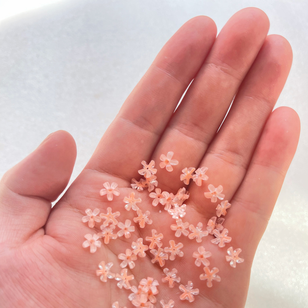 S-192-7mm 물 레드 다섯 꽃잎 꽃