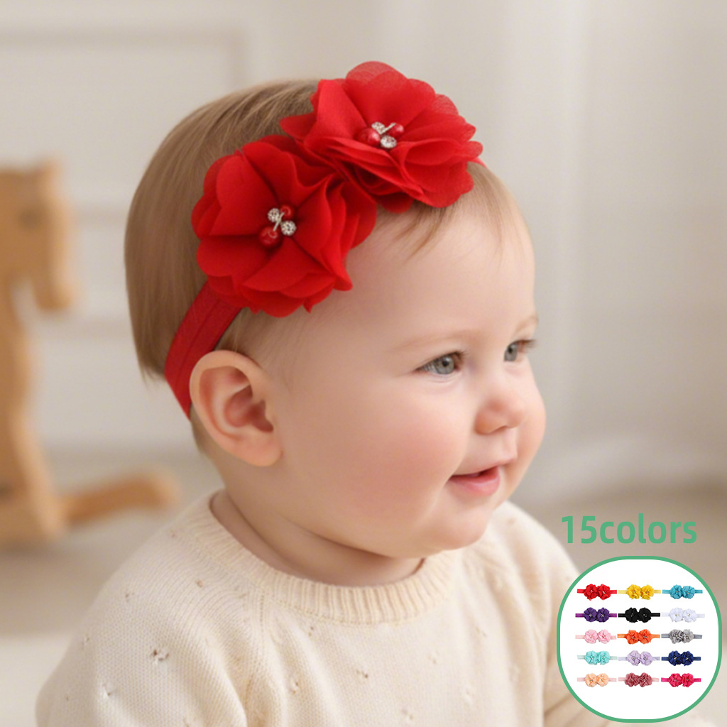 Fashionable children's shiffon headband