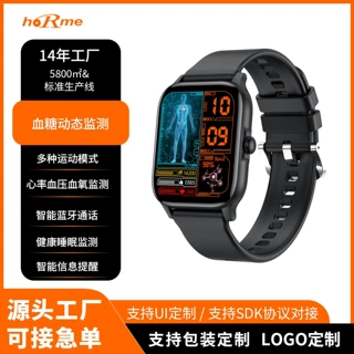 定制跨境M1Pro血糖手表蓝牙通话表盘心率监测运动血氧检测智能
