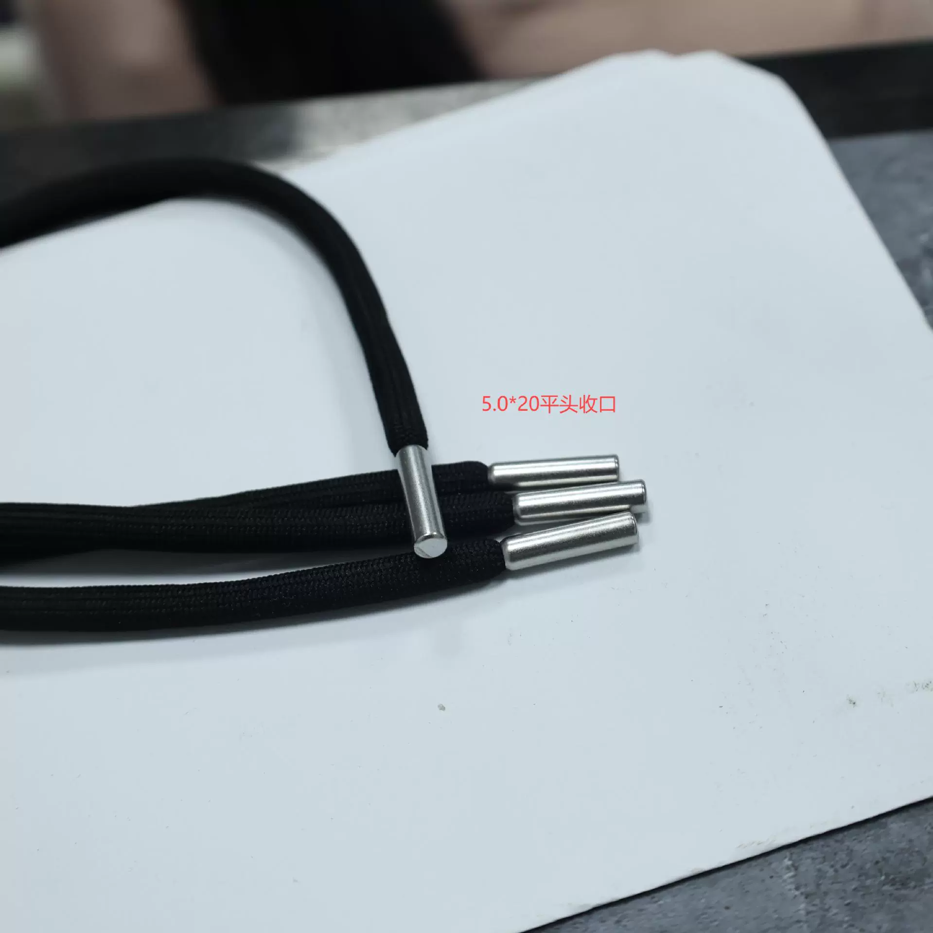 Фабрика прямых продаж шнурки с металлической головкой с коркой для обработки металлической меди