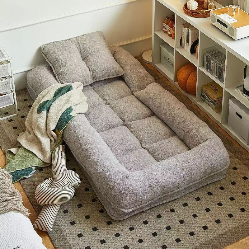 Lazy Sofa for Sleeping and Lying, Human Dog Bed, Foldable Dual-Purpose Sofa Bed, Bedroom Room Lunch Break Recliner, Tatami