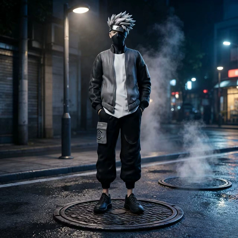 Фигурка Какаси из аниме Naruto настольная