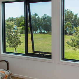 澳标AS2047认证铝合金门窗出口澳洲悉尼别墅铝上悬窗手摇窗墨尔本