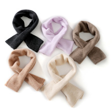 厂家定制100%纯山羊绒软糯亲肤围巾穿插孔可定制LOGO颜色现货定制