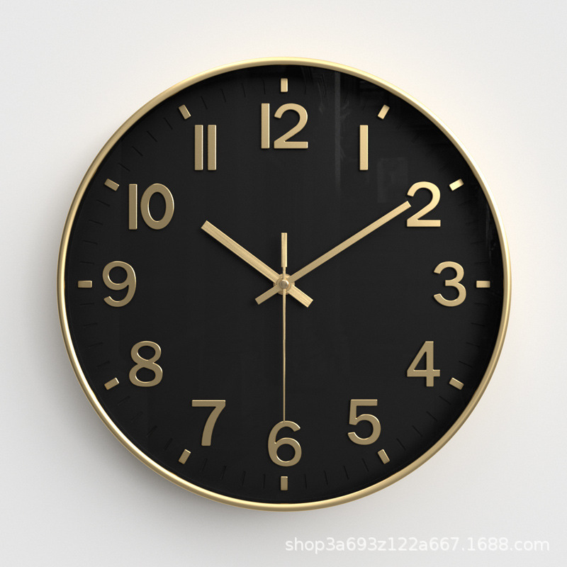 Z016 블랙 레터 골드 프레임