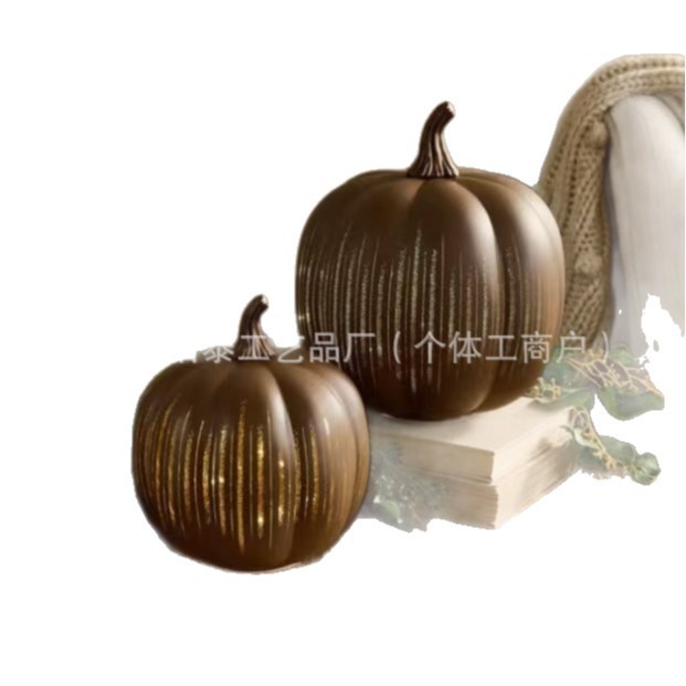 跨境新款Twinkle Light Pumpkins闪闪发光的南瓜家居摆件|undefined