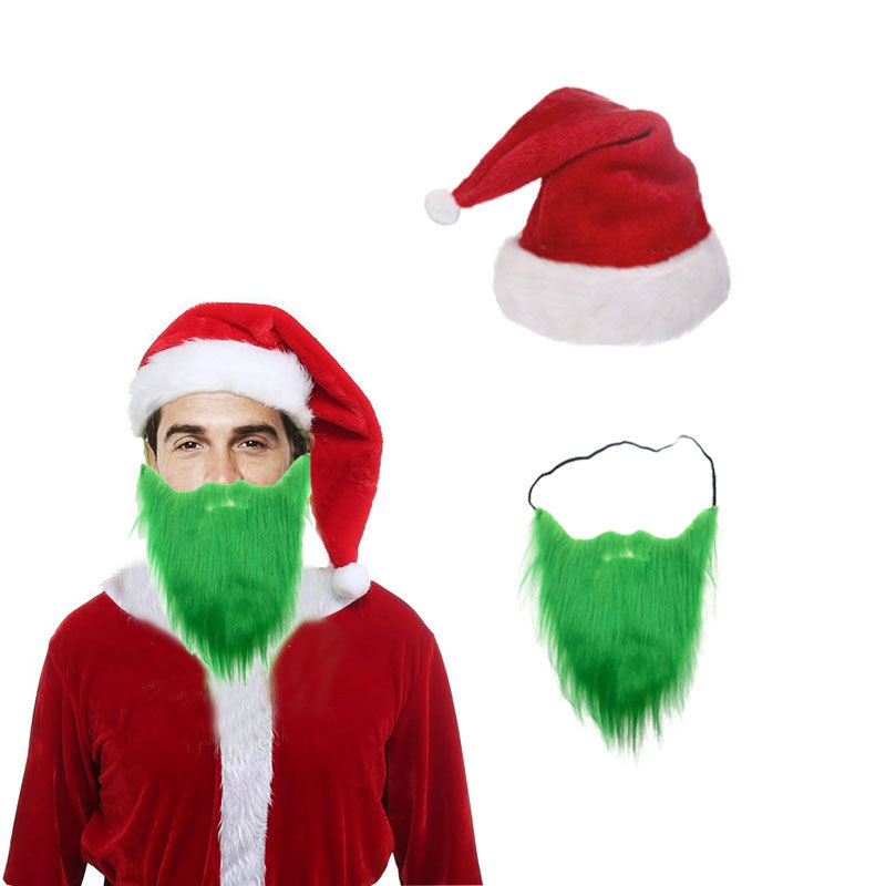 2025 クリスマス鹿の角ヘアバンド、ぬいぐるみ犬耳付きクリスマス帽子、レッグウォーマー、手袋、漫画犬コスプレ|undefined