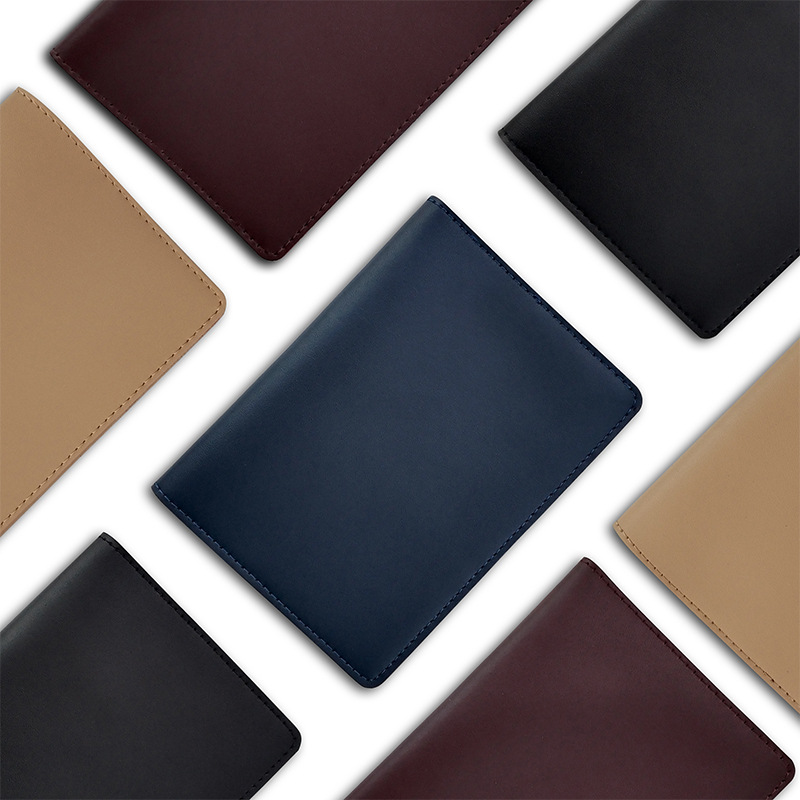 Transfronterizo spot al por mayor personalizado LOGO etiqueta de viaje pasaporte portapasaporte de cuero tarjeta de equipaje