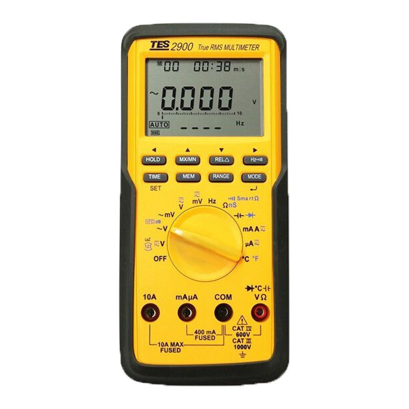 泰仕 TES-2900 真有效值数字万用表多用表三用表复用表