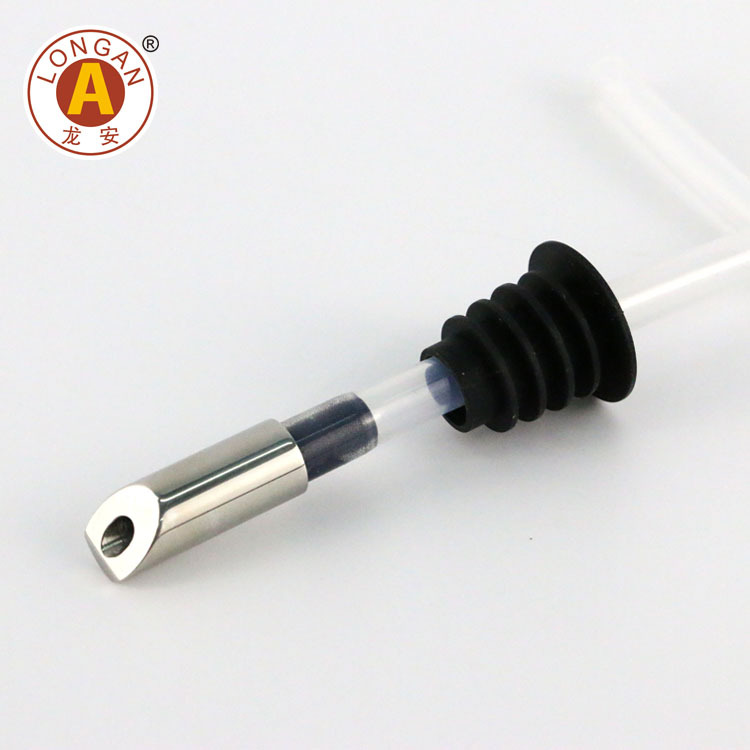 龙安不锈钢水槽皂液器配套1.2米软管 按压出液方便水槽伴侣延长管