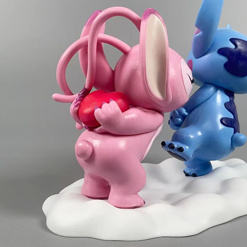 Star Baby Sticky Hecho a mano Sticky Angel pareja Kiskiss modelo de regalo de San Valentín