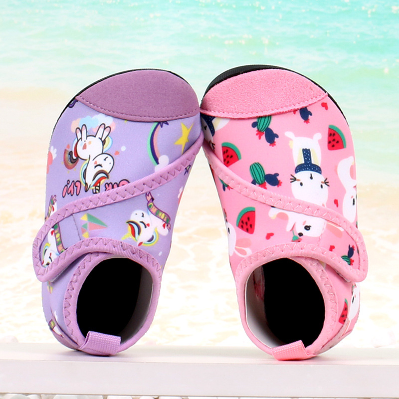 Children's beach shoes, outdoor wading socks, quick-drying sandals, beach shoes, baby swimming non-slip water park socks