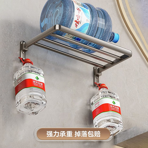 Towel Rack Bathroom No Drill Towel Bar Bathroom Hooks Toilet Shelf Wall Mounted Toilet Rack Bathroom Towel Rod