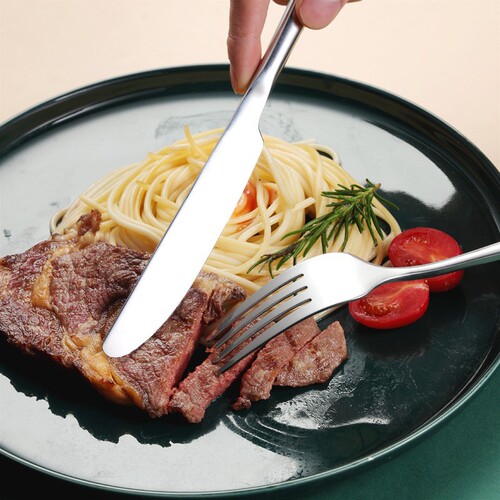 304 stainless steel tableware cross-border western food steak knife and fork set hotel knife and fork stainless steel knife and fork gift box