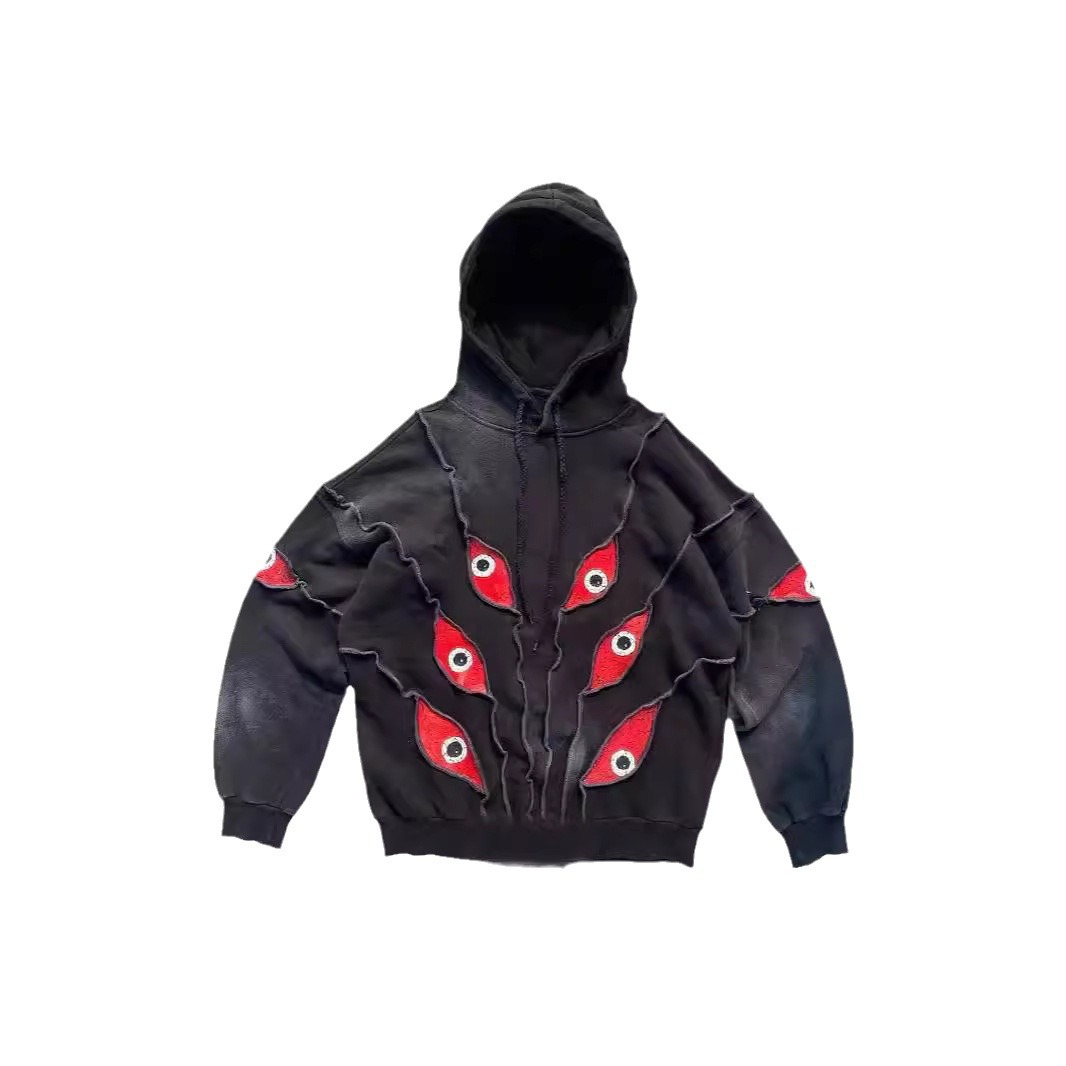 Vêtements pour hommes Sweat à capuche rétro américain pour hommes et femmes, style hip hop Y2K_voghion.com