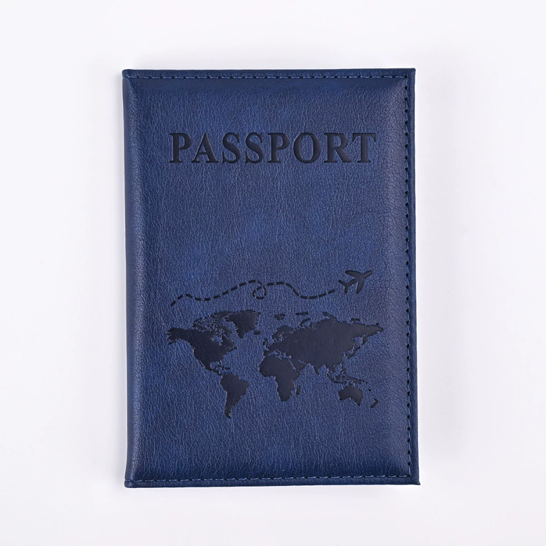 Passport case, polyurethane protective cover, compact 10.8×10.2×0.7 cm, multi-color options