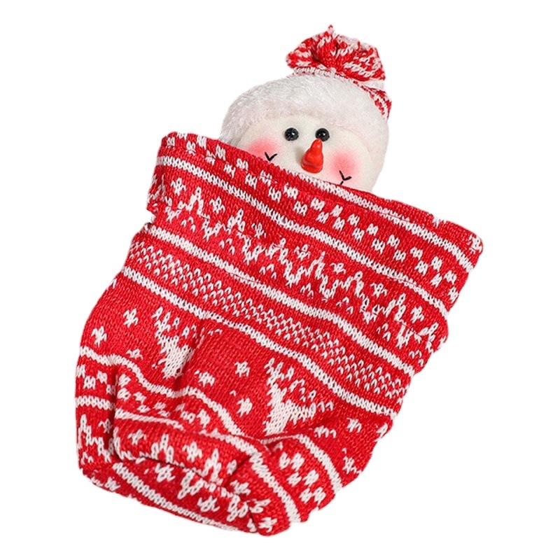 Bolsa de manzana al por mayor caja de embalaje de fruta de seguridad de Navidad caja de regalo decorativa de Navidad Bolsa de regalo pequeña para niños