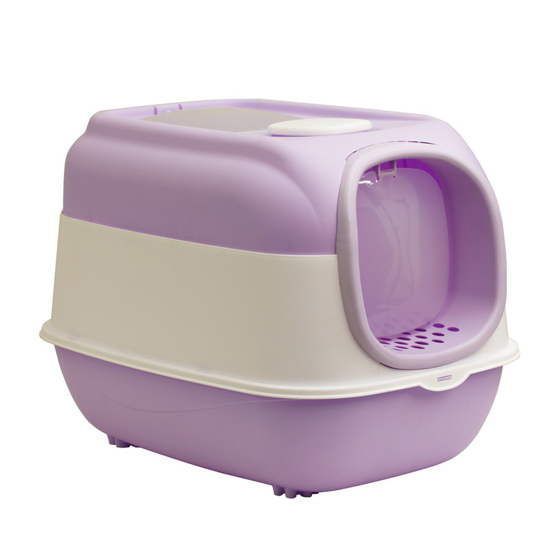 Caja de Arena para Gatos Totalmente Cerrada, Inodoro para Gatos con Esterilización y Desodorización, Tamaño Grande, Antiderrames, Suministros para Mascotas Extra Grandes, Desinfección al por Mayor