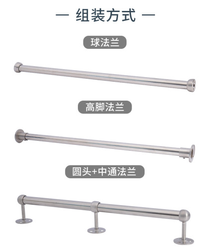 UG73 curtain rod bracket flange seat bracket Roman rod base wall-mounted fixed code side-mounted wall code horizontal-mounted curtain