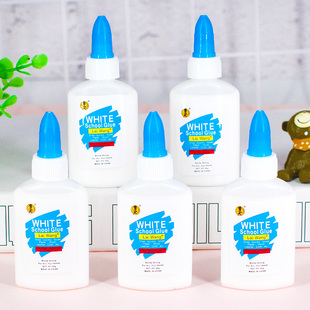 White glue children's handmade woodworking glue quick-drying latex adhesive kindergarten DIY meilao 40ml white latex water