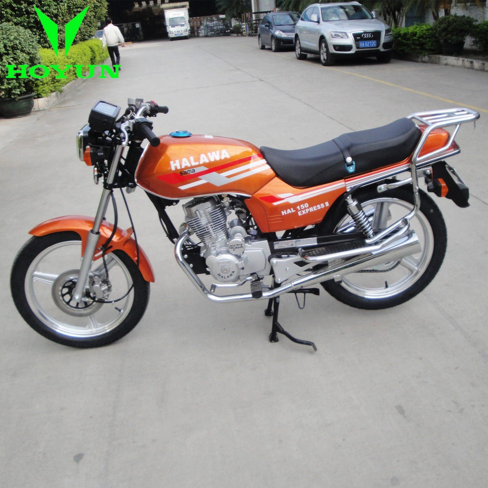 Уличный мотоцикл Hoyun CBT125/CBT150 — 125 см³, 5-ступ. ротационная КП, бак 9,7 л