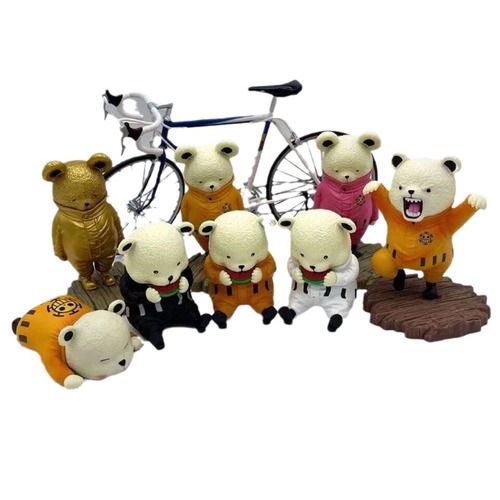 Bepo Bear Catching Butterfly Bepo, Sitting Bepo Bear, Sleeping Bepo Bear, Action Figure, Shelf Decor Model