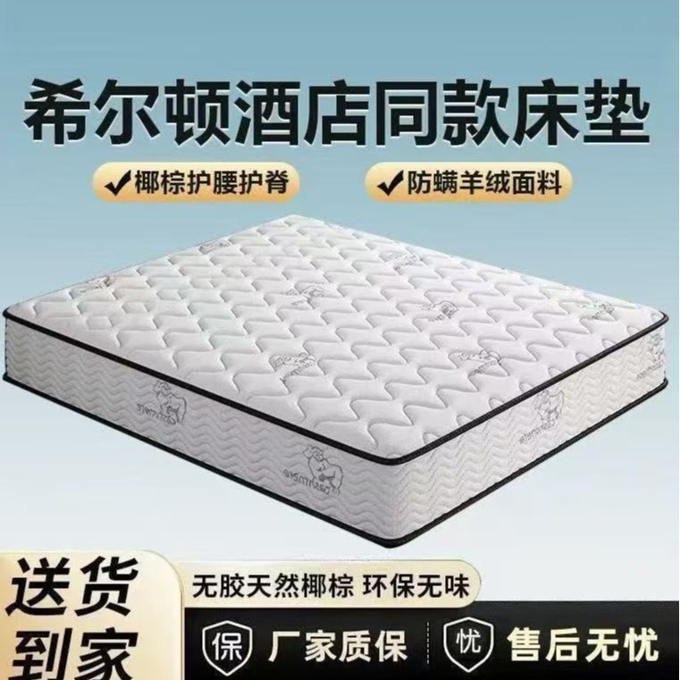 Independent Spring Mattress, Ultra-Thick Latex Cushion, Thickened Mattress, Home B&B Mattress, Elderly-Friendly Mattress, Simmons Mattress