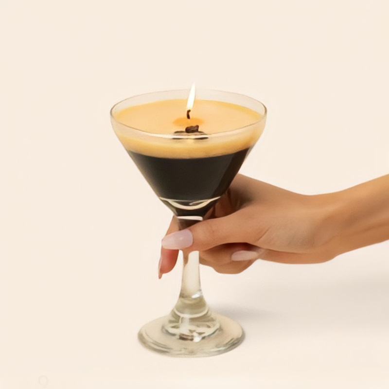 Coffee glass candle, high-quality style, American style 5
