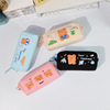 Brand high quality pencil case, cute capacious storage bag with zipper for elementary school students, new collection