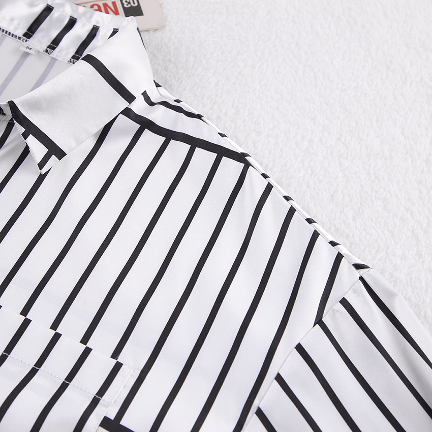 Women's Fashion Stripe Spandex Polyester Printing Pants Sets display picture 17