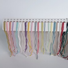 色卡5股4股3股精梳棉牛奶棉毛线