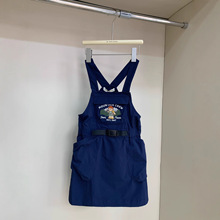 SDTW小熊童装夏款女童轻薄工装背带连衣裙TKOW246441N