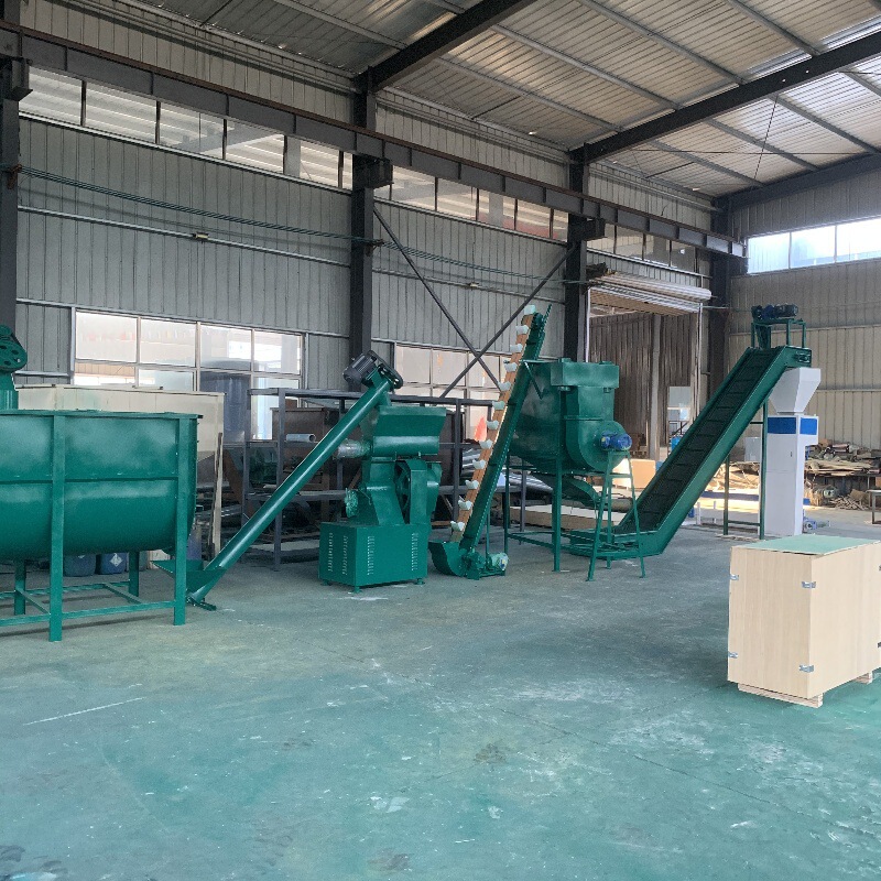 Customized Horse, Cattle, Sheep and Grass Pellet Feed Machine, Aquatic Fish, Shrimp and Crab Ring Mold Feed Production Line, Corn Feed Pelletizing Machine