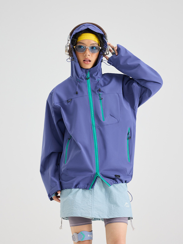冲锋衣男女款外套春秋休闲工装潮牌情侣夹克户外登山服露营骑行服|undefined